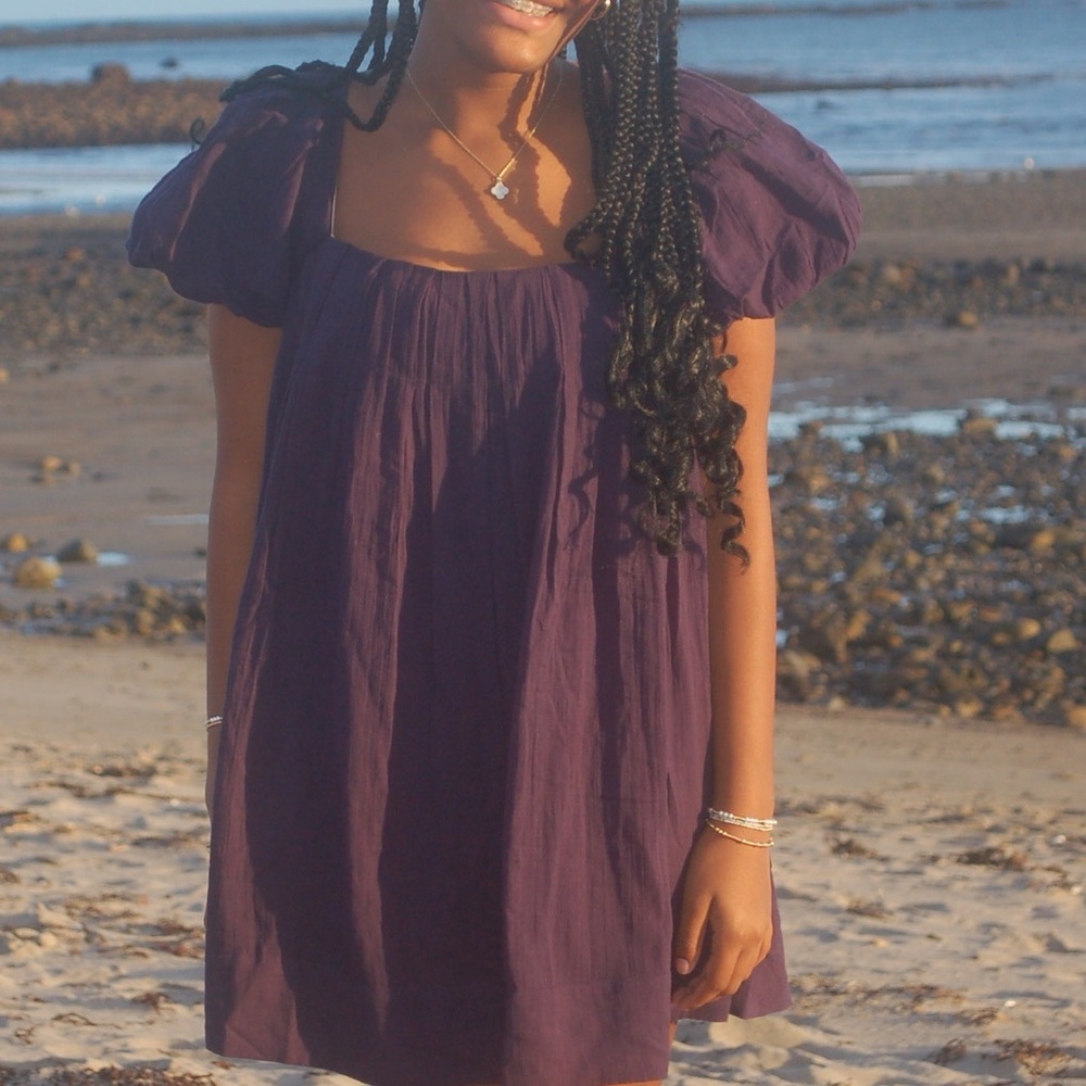 Free People Purple Mini Dress